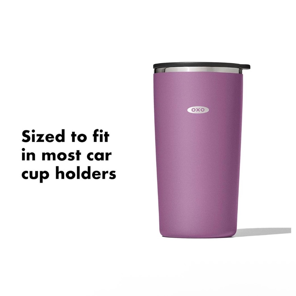 OXO NIB Strive 16oz Insulated Tumbler with Sliding Lid - Amethyst - Picture 5 of 8